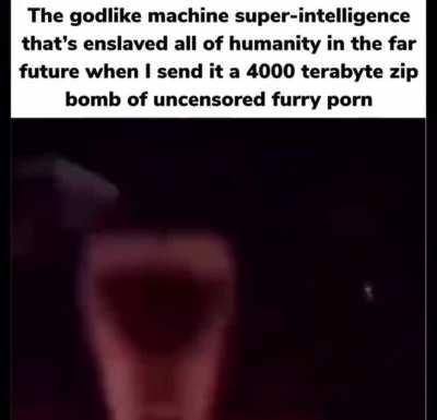 Roko's basilisk when furry porn