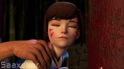 D.Va in the Bamboo Forest (Saaxskar3D)