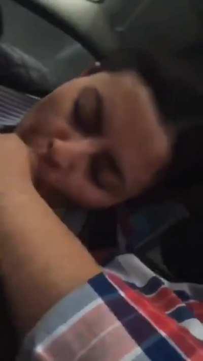 Mom sucking me off before driving me to college