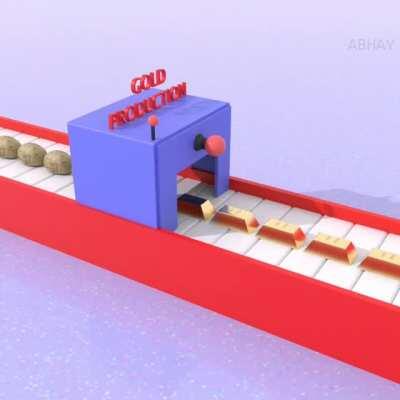 Aisi machine banauga ki iss side se aloo daalo uss side se sona nikalega