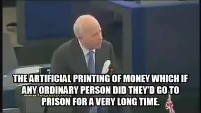All the Banks are broke and Tax Payers have to pay - Godfrey Bloom (Moral Hazard & Fractional Reserve Banking - 21 May 2013)