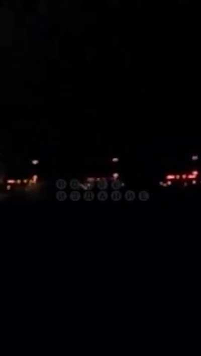 Apparent impact on one of the Zaporizhzhia Nuclear Power Plant Reactors just earlier.