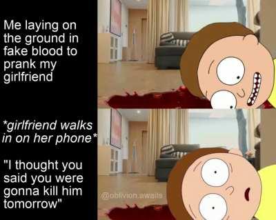 Actually lucky break