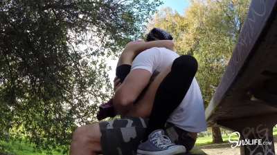 Johnny Sins and Kissa Sins Outdoor Passionate Riding