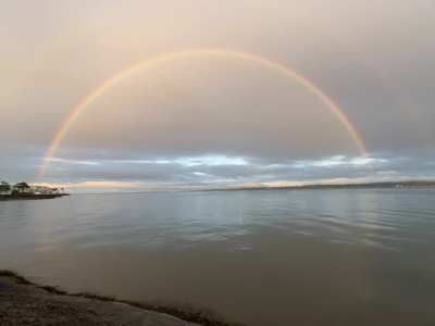 Rainbow bridge to Helen’s Bay