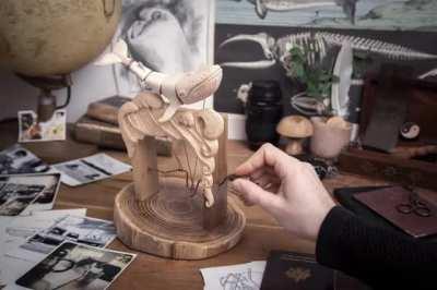 Wooden Migaloo 06, Me, Wood, 2020