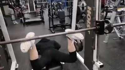 butt in black leggings