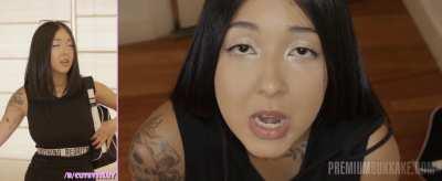 Farewell swallow on her exit of the audition. 