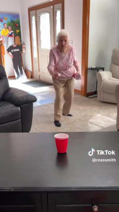 Grandma has some serious skills