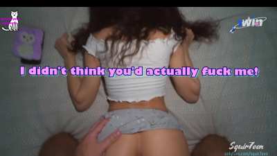 Showed my virgin brother my pussy, didn't expect him to fuck me!