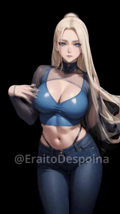 Ino shaking her hips! follow me on the socials for more!!