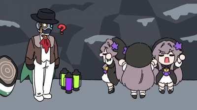 3 Herta spinning for Stelle. (Made by @dorkdragoon)