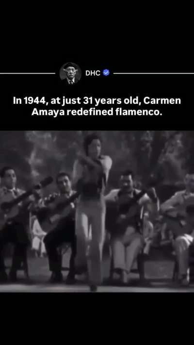 Carmen Amaya shattered🤯 boundaries in the world of flamenco.