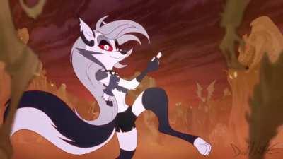 Loona doing a ’lil dance -by Dreamkeepers @ Twitter