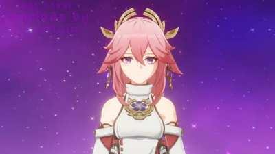 (not a leak) The most authentic playable in-game Yae footage as of now.. but with Ningguang idles tho. (by @yoimyia)