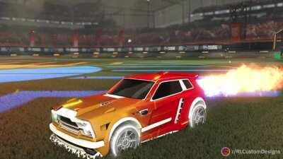 [Titanium White Fennec] [Orange Mainframe] [Flamethrower] [Titanium White Apex]