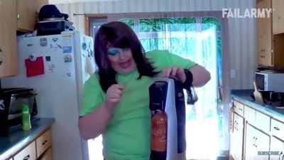 Tim Dillon does a soda.