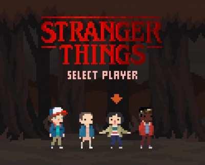 Stranger Things Pixel Art Select Screen by Fulifuli