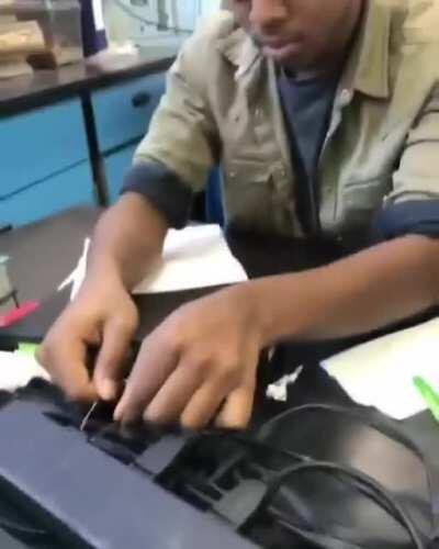 Man discovers fire. Again.