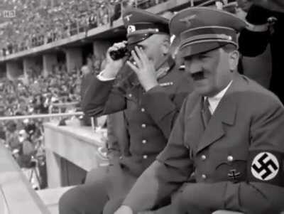 Adolf Hitler showing symptoms of amphetamine use.