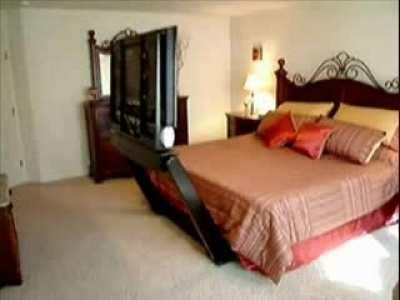 Clever TV mounting device