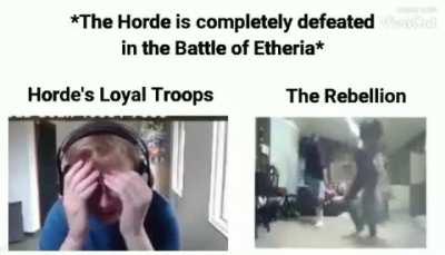 We can talk about those loyal troops who really believed in the Horde