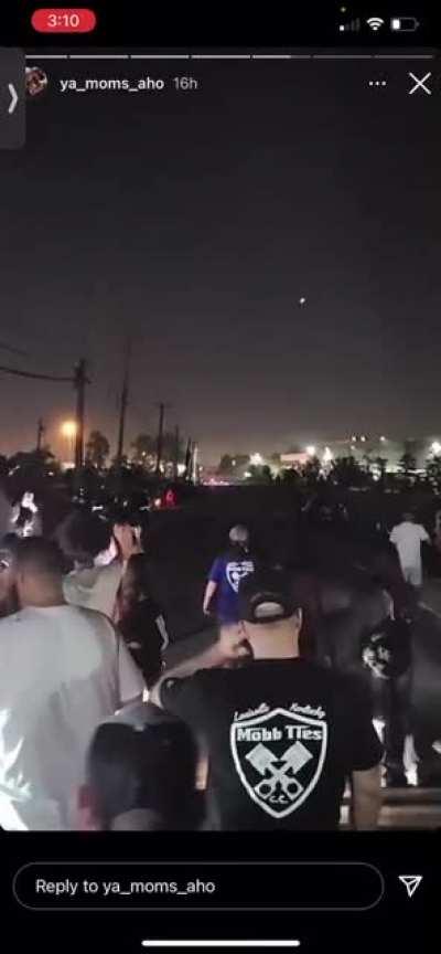 UFO Seen Flying Above Street Bike Race in Louisville