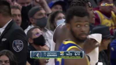 [Highlight] Anthony Edwards Told Stephen Curry 