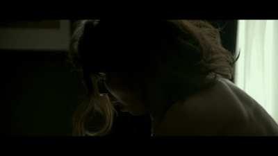 Marjorie Estiano in bed & groped at the cinema in brazilian film Beatriz (2015)