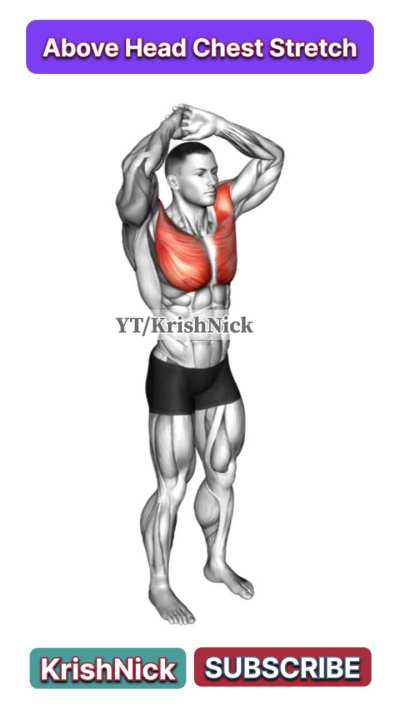 Above Head Chest Stretch | Relieve Tight Chest & Shoulders