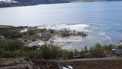 Landslide in northern Norway, 3rd of June 2020