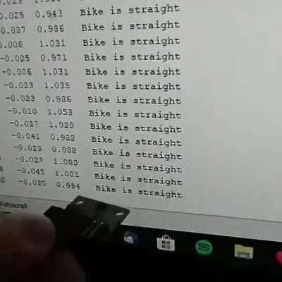 A new sensor to be put on bikes to track what the bike does