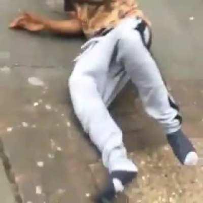 TB of Mikes comedy getting a beating for snitching on santan dave’s brother