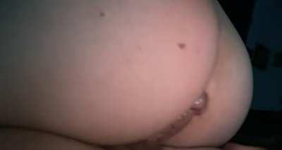 Teasing my gf before I ride her cock 🥺 Add our Snapchat: Hung_Trans