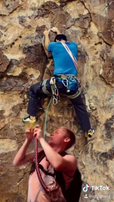 Im never going rock climbing again..