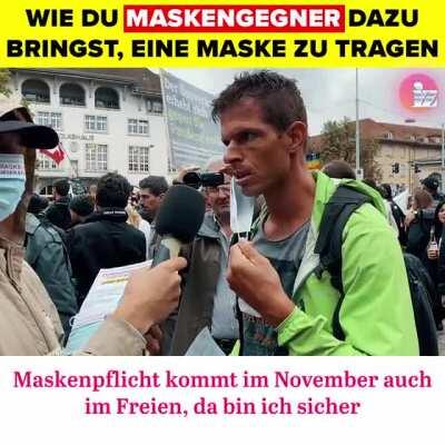 Wie du Maskengegner dazu bringst, eine Maske zu tragen (izzy)