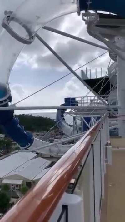 to ride a flume