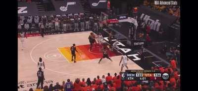 [Highlight] Gobert swats Brooks’ shot away to the delight of the Jazz crowd