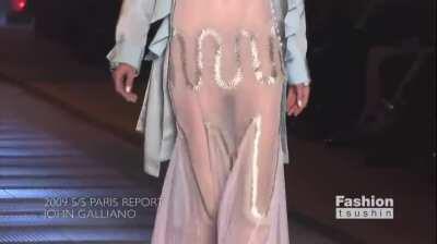 Nice boobs on see through dress