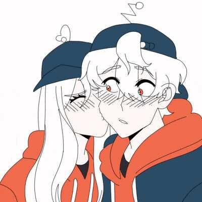 I did a small animation of Snoo and Smoo for Valentines Day :D Also thank you for u/AlexMaestro for coloring it :D