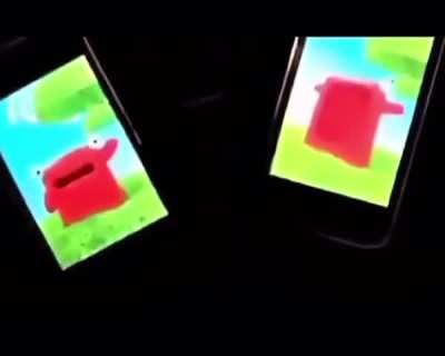 My voice is higher than your voice