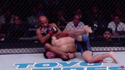 Suplex to armbar before he even hits the ground