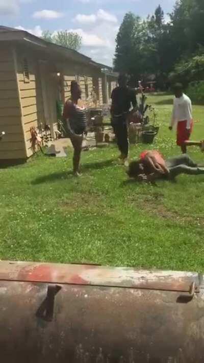 Fight in the hood