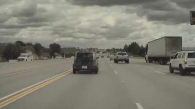 Real life hit with a blue shell