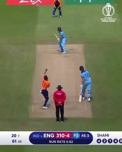 Shami - all 45 wickets in world cup 