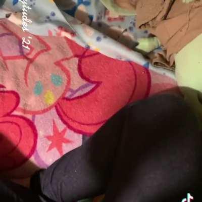 The Spaztastic Panic. This is what he does when I come home.