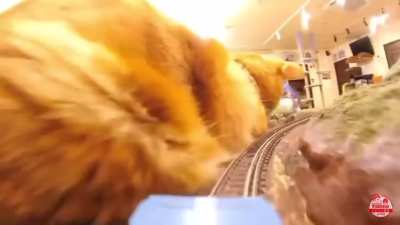 evil kaiju eats train (warning: lunkus jumpscare)