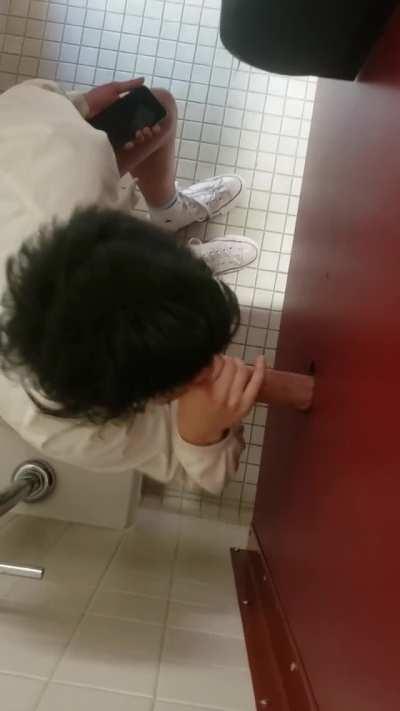 Having some fun at my favorite hole in the wall on campus