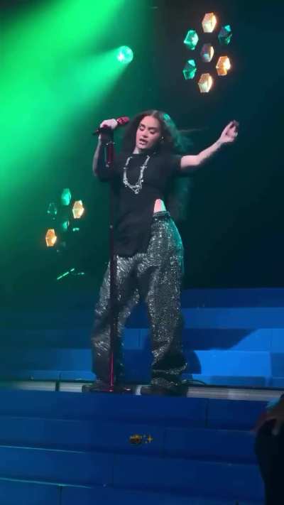 Kehlani performing when he's not there Zurich Switzerland