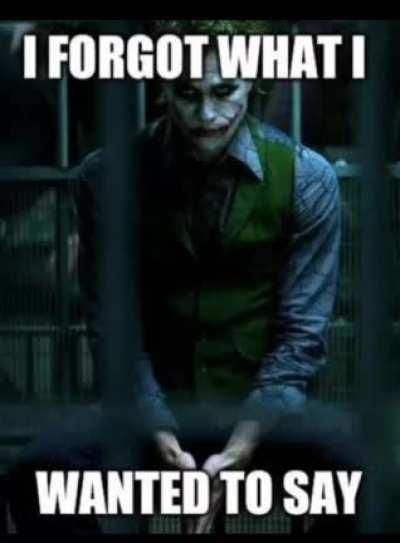 joehker forgort whaht he wanted tosay😭😢